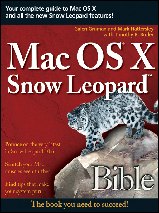 Title details for Mac OS X Snow Leopard Bible by Galen Gruman - Available